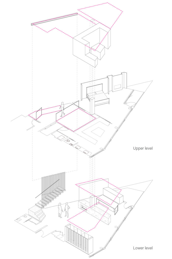 Houses can be triangles! Diagram showing unit layout